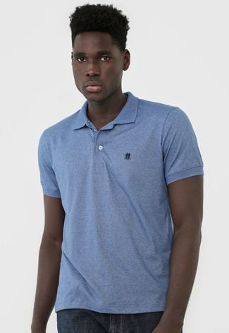 Camisa Jeans Polo Wear Reta Azul - Compre Agora