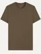 Camiseta Ellus Masculina Cotton Pima Originals Logo Marrom Claro - Marca Ellus