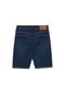 Bermuda Jeans Infantil Reta com Cintura Ajustável - Marca Alakazoo