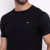 Kit 3 Camisetas Itália Alta Costura Preto Chumbo e Branco Mescla Multicolorido - Marca HILMI