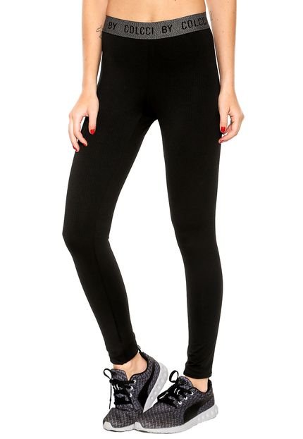 Legging Colcci Fitness Ajustada Preta - Marca Colcci Fitness