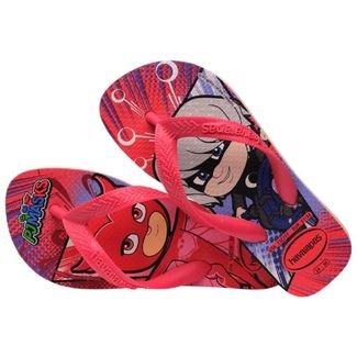 Chinelo Havaianas Kids Top PJ Masks Infantil Feminino Rosa