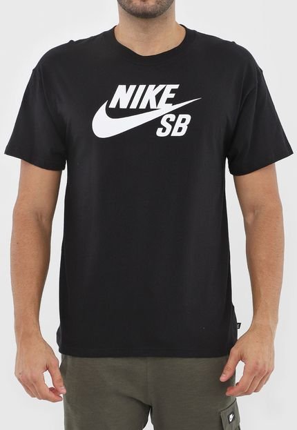 Camiseta Nike SB Logo Preta - Compre Agora | Kanui Brasil