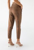 Calça Jeans Sawary Ajustada Metalizada Cobre - Marca Sawary