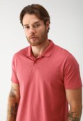 Camisa Polo Malwee Reta Lisa Coral - Marca Malwee