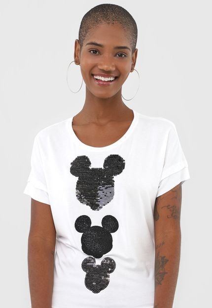 Blusa Cativa Disney Mickey Off-White - Marca Cativa Disney