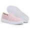 Sneaker Slip On Feminino Tênis Casual Versátil Sola Alta Flat Emborrachada Confortável Leve Rosa - Marca super shoes