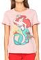 Camiseta Cativa Estampada Rosa - Marca Cativa Disney