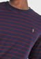 Camiseta Polo Ralph Lauren Listrada Azul-Marinho - Marca Polo Ralph Lauren