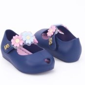 Sapatilha Infantil WorldColors Angel Baby - Marinho/Rosa - Marca WorldColors