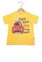 Camiseta Kiko Carro Infantil Amarela - Marca Kiko