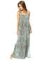 Vestido Longo Shoulder Croco Verde - Marca Shoulder