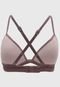 Sutiã Calvin Klein Underwear Triângulo Logo Roxo - Marca Calvin Klein Underwear
