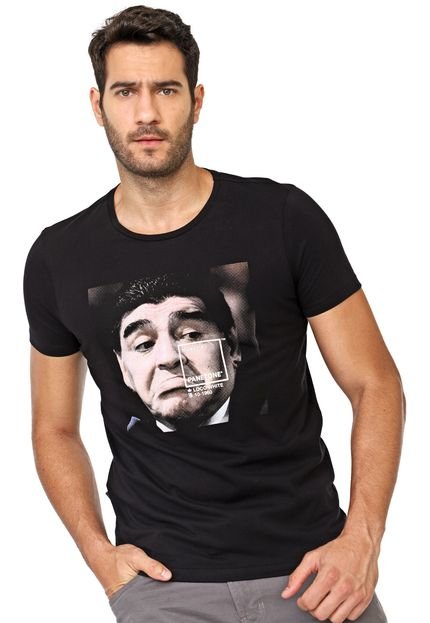 Camiseta Sergio K Panetone Maradona Preta - Marca Sergio K