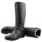 Bota Rasteira Mr Gutt Cano Longo Em Couro Preto - Marca Mr. Gutt