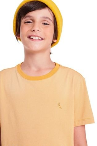 Camiseta Careca Listra Kids Reserva Mini Amarelo