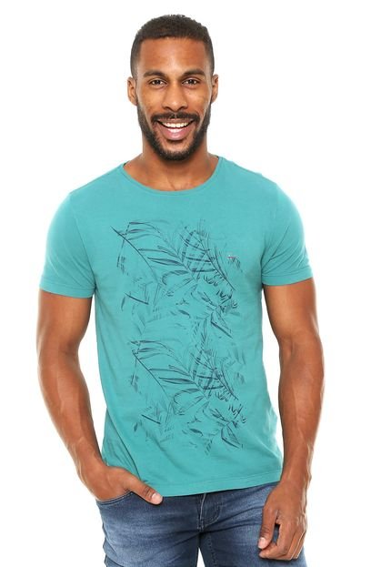 Camiseta Aramis Regular Fit Estampa Verde - Marca Aramis