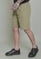 Bermuda Sarja Masculina Slim Color Verde Dialogo Jeans - Marca Dialogo Jeans