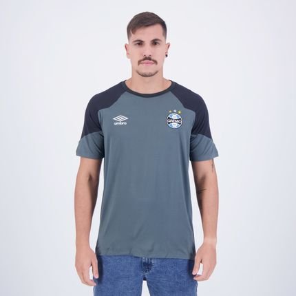 Camisa Umbro Grêmio Concentração 2023 Cinza - Marca Umbro