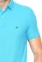 Camisa Polo Tommy Hilfiger Slim Fit Performance Azul - Marca Tommy Hilfiger