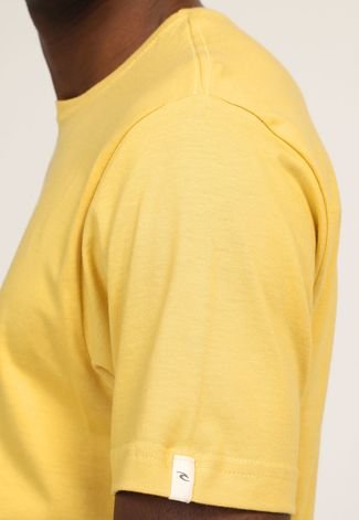 Camiseta Rip Curl Plain Amarela
