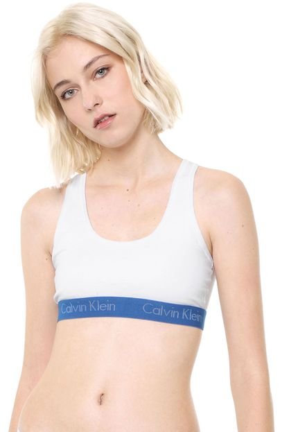Top Calvin Klein Underwear Logo Branco - Marca Calvin Klein Underwear