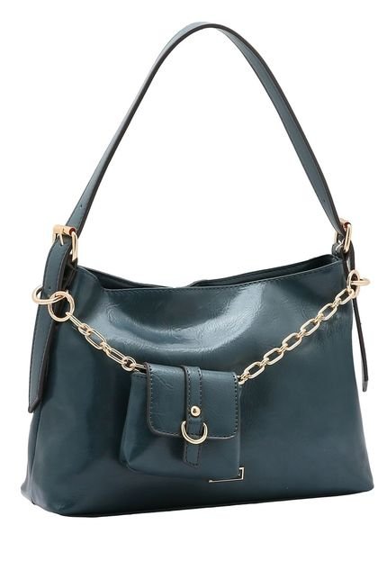 Bolsa Feminina Chenson Hobo Chic Petroleo - Marca Chenson