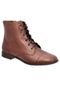 Bota Coturno em Couro Ravy Store Cano Curto Marrom - Marca RAVY STORE