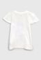 Camiseta GAP Infantil Menina Off-White - Marca GAP