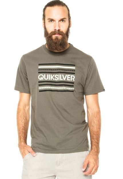 Camiseta Quiksilver Lines Verde - Marca Quiksilver