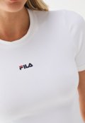 Camiseta Cropped Fila Ajustada Essential Branca - Marca Fila