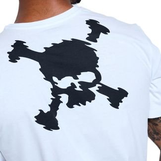 Camiseta Oakley Heritage Skull Graphic WT23 Masculina Branco