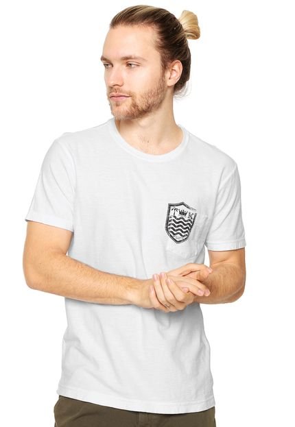 Camiseta Osklen Bolso Branca - Marca Osklen