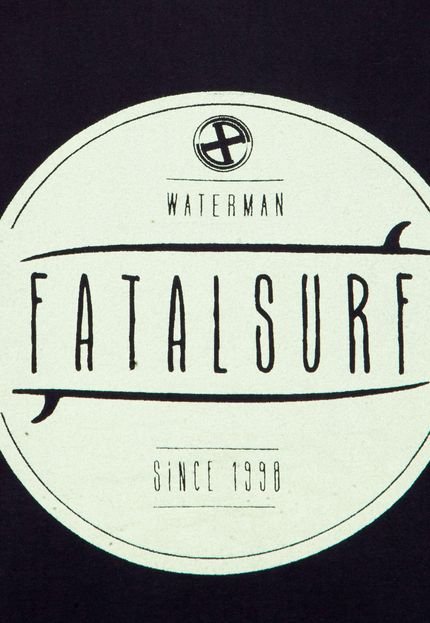 Camiseta Fatal Logo Preta - Marca Fatal Surf