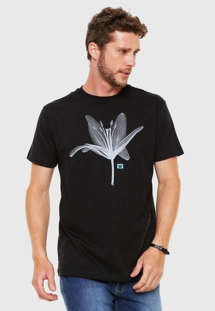 Camiseta Hang Loose Flower Preta - Marca Hang Loose