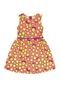 Vestido Regata Estampado Infantil Bee Loop Rosa - Marca Bee Loop