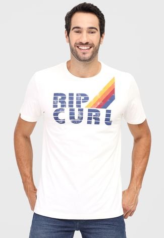 Camiseta Rip Curl Revival Crew Off-White