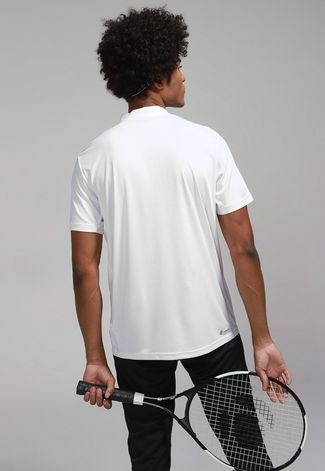 Camisa adidas Performance Tennis Club Henley Off-White