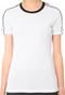 Camiseta Calvin Klein Recortes Branca/Preta - Marca Calvin Klein