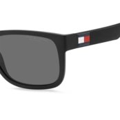 Óculos de Sol Tommy Hilfiger 1556/S Preto Lente Cinza - Marca Tommy Hilfiger