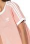 Camiseta adidas Originals ADICOLOR 3 Stripes Tee Rosa - Marca adidas Originals