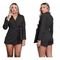 Macaquinho Blazer YWC Ind Alfaiataria Feminino Moda Blogueira Social Preto - Marca YWC ind