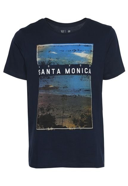 Camiseta Clothing & Co. Santa Moni Azul-Marinho - Marca Kanui Clothing & Co.