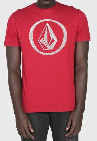 Camiseta Volcom Refiner Vermelha