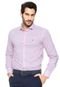 Camisa Tommy Hilfiger Regular Fit Estampada Rosa - Marca Tommy Hilfiger