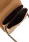 Bolsa Couro Capodarte Shoulder Bag Pequena Bege - Marca Capodarte