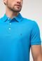 Camisa Polo Tommy Hilfiger Reta Logo Bordado Azul - Marca Tommy Hilfiger