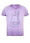 Camiseta FiveBlu Guitar Roxa - Marca FiveBlu
