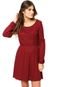 Vestido DAFITI JOY Vinho - Marca DAFITI JOY