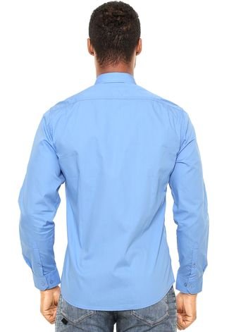 Camisa Forum Bolso Azul